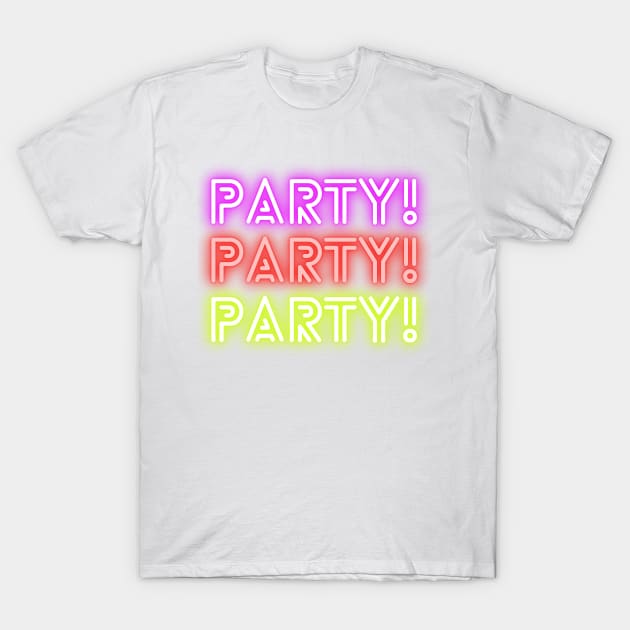 Party Time T-Shirt by stickersbyjori